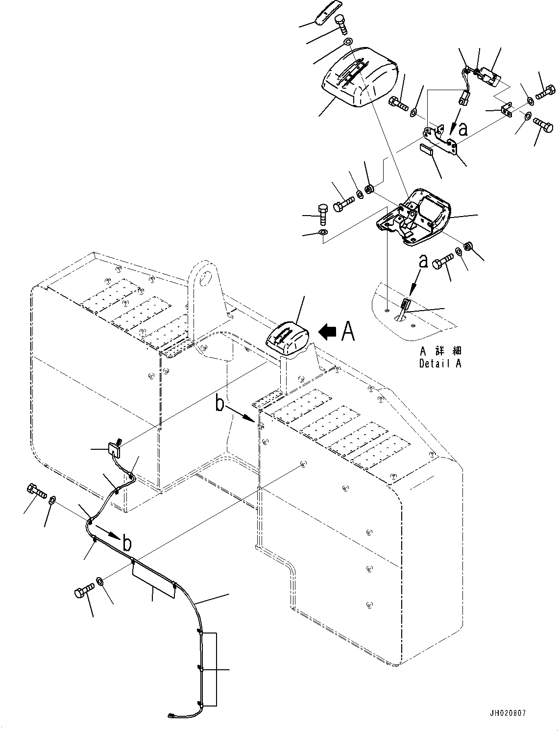 Кабель 21M-06-51730 KOMATSU