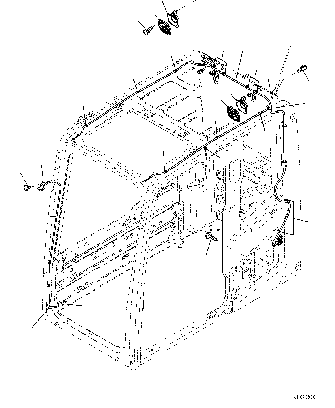 Жгут проводов 21M-06-51830 KOMATSU