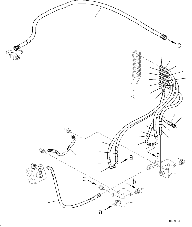 Шланг 208-62-22170 KOMATSU