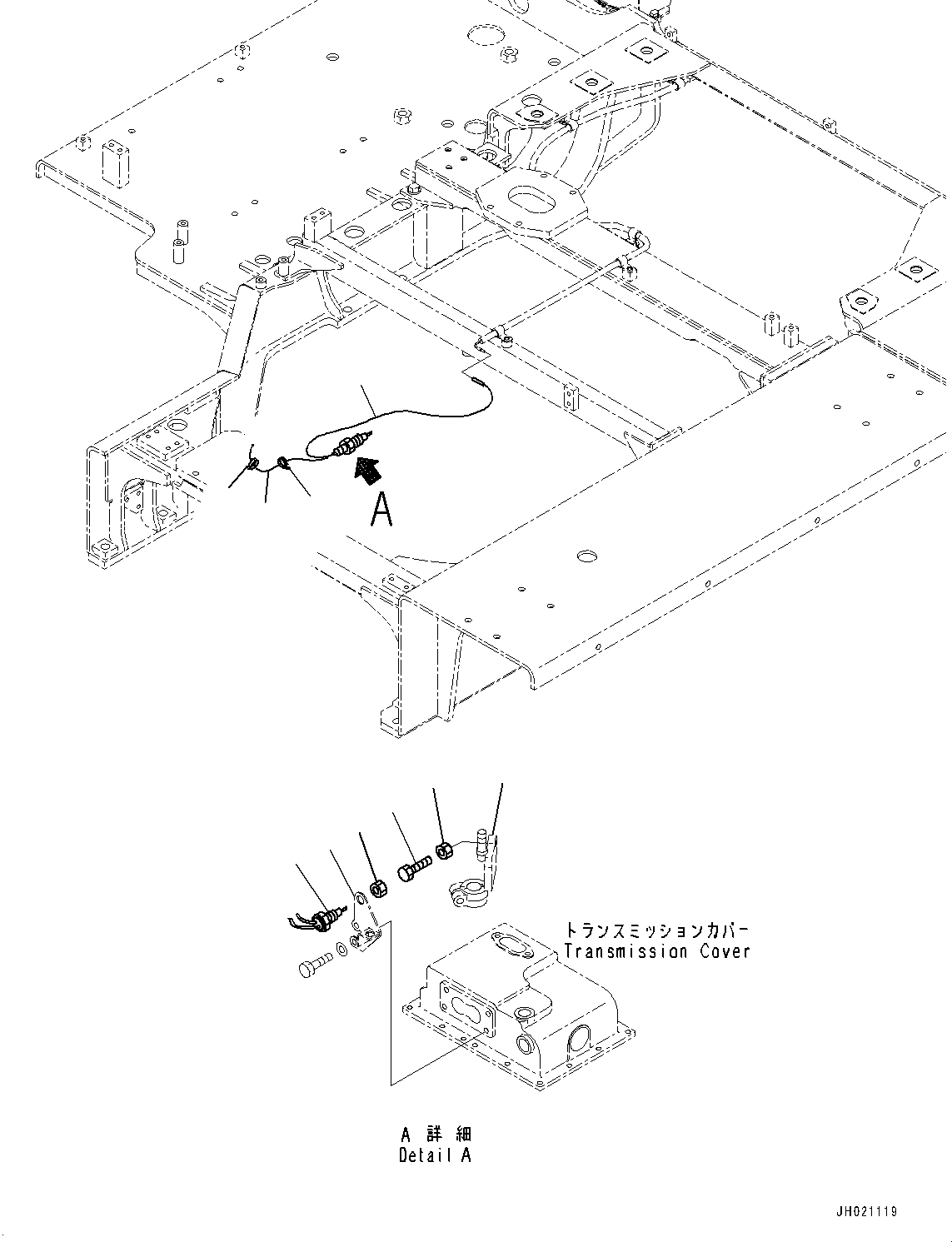 Bracket(Electric Wiring Harness,Starting Wiring Harness) (176-43-42330) KOMATSU