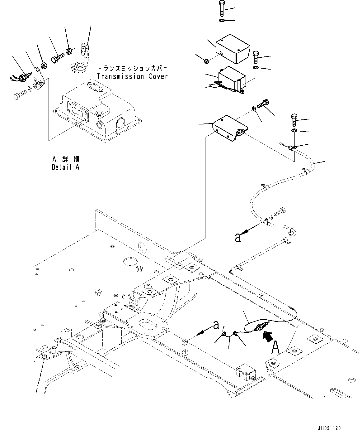 Wire Assembly(Fender,Backup Alarm) (196-06-34420) KOMATSU