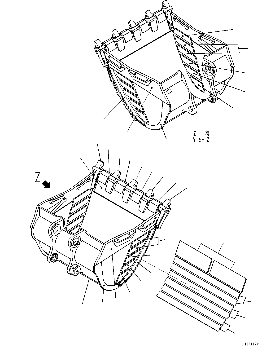 Ковш 775-934-6F11 KOMATSU