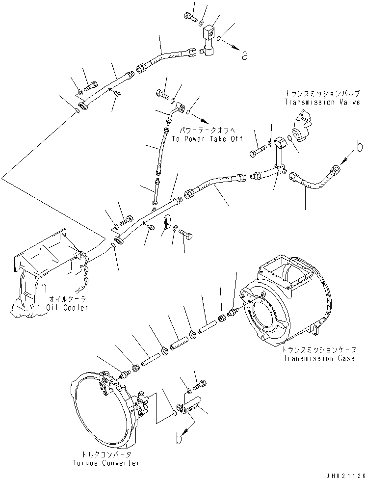 Трубка 175-49-21383 KOMATSU