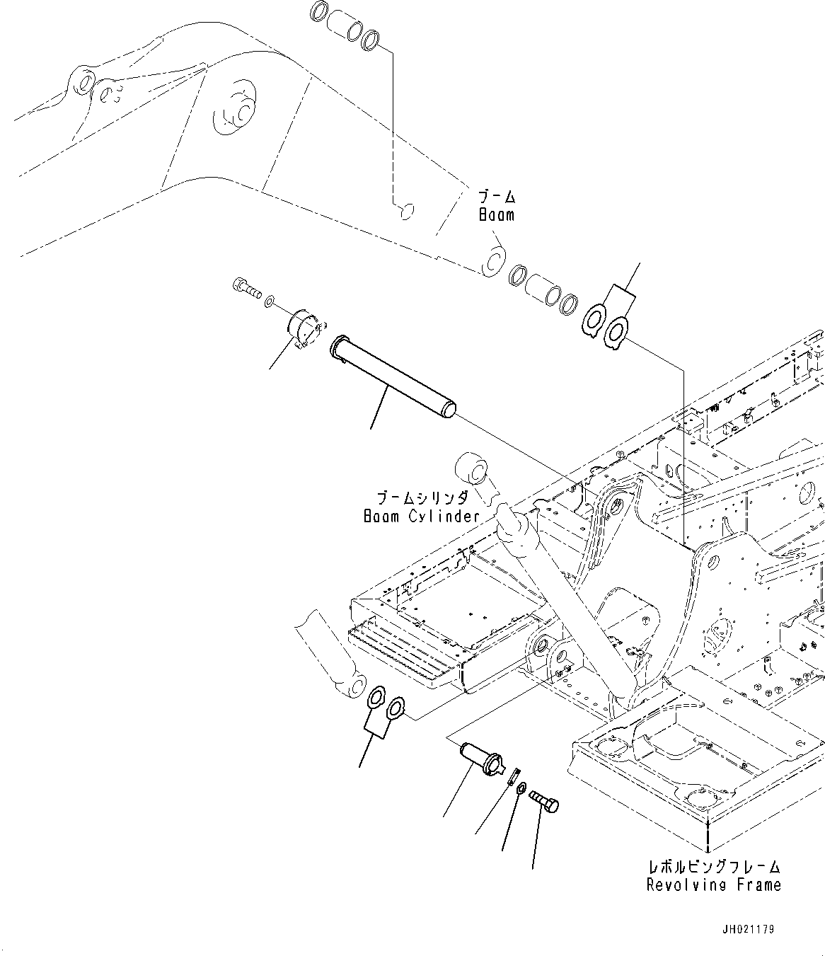 Bracket(Electric Wiring Harness,Boom Encoder) (2A5-70-26211) KOMATSU
