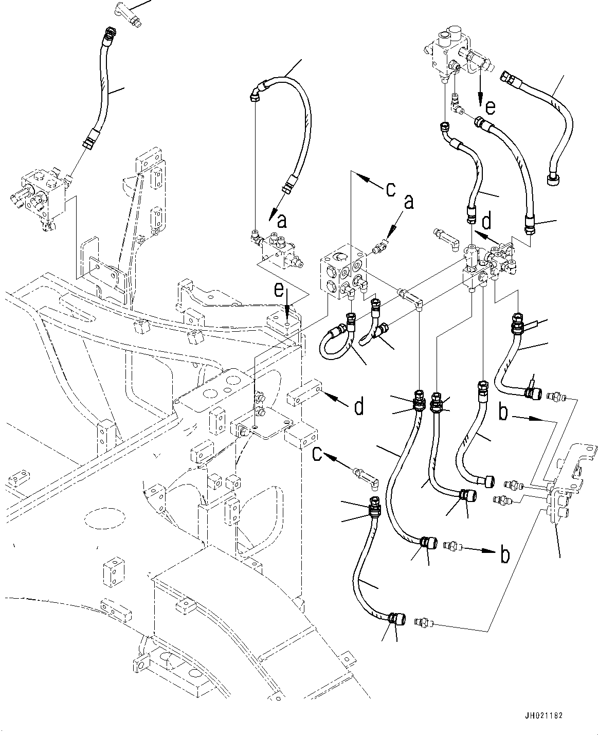 Шланг 196-61-22860 KOMATSU