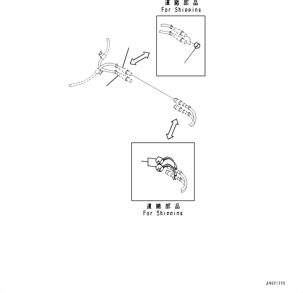 Cable(Electric Wiring Harness,GNSS Antenna) (2A5-06-26252) KOMATSU