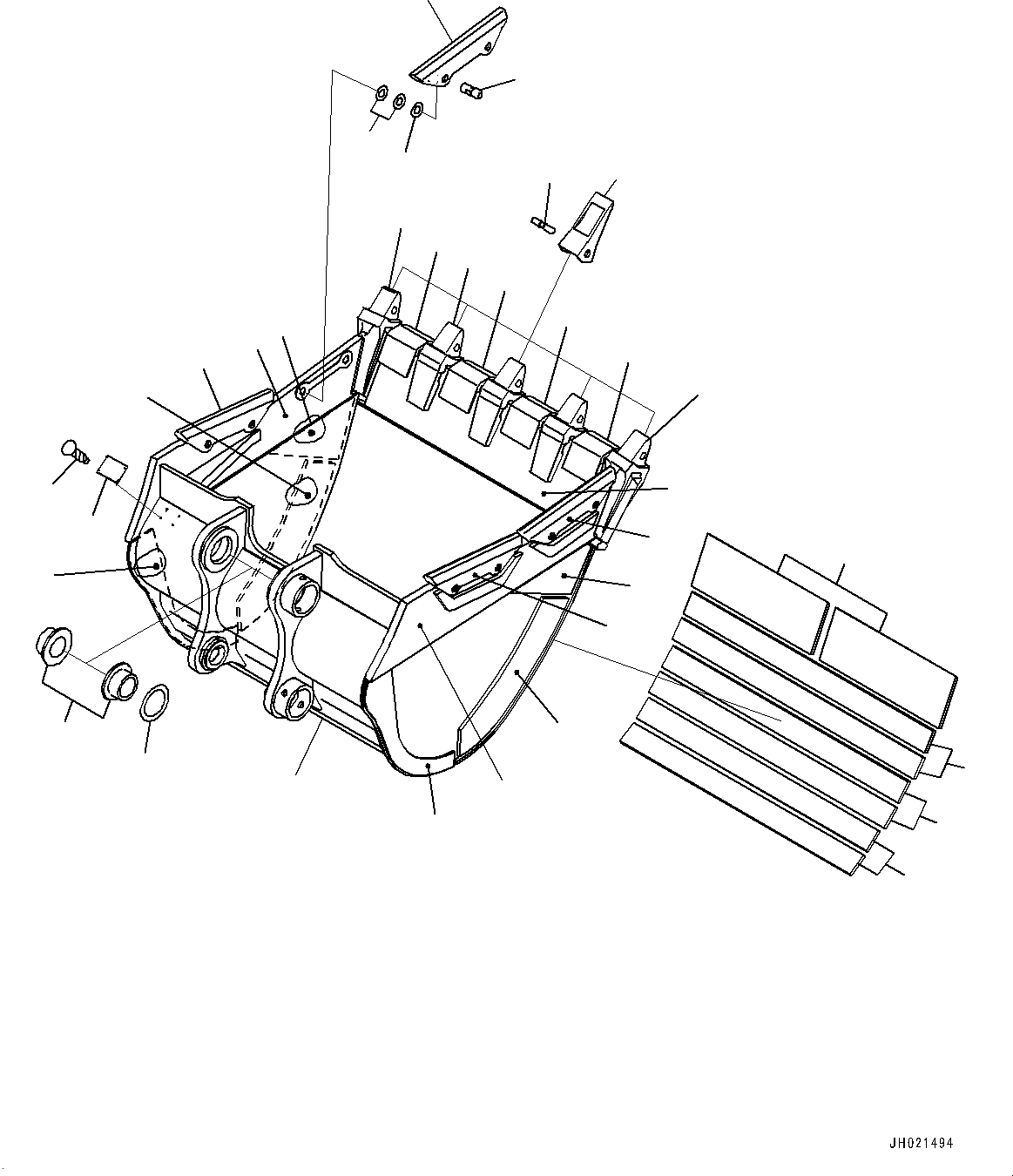 Пластина сварная 207-934-8D70 KOMATSU