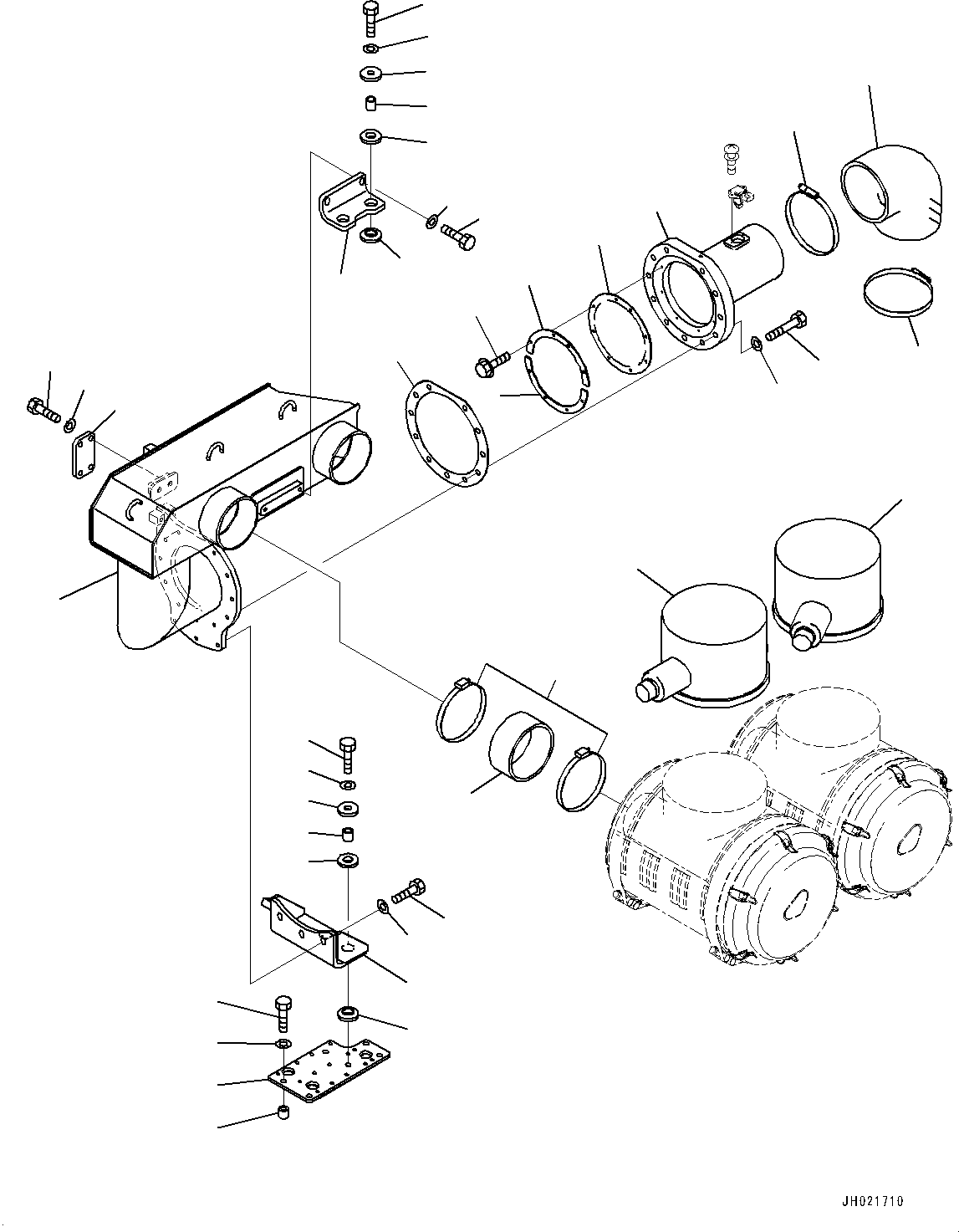 Сетка в сборе 569-02-8L030 KOMATSU