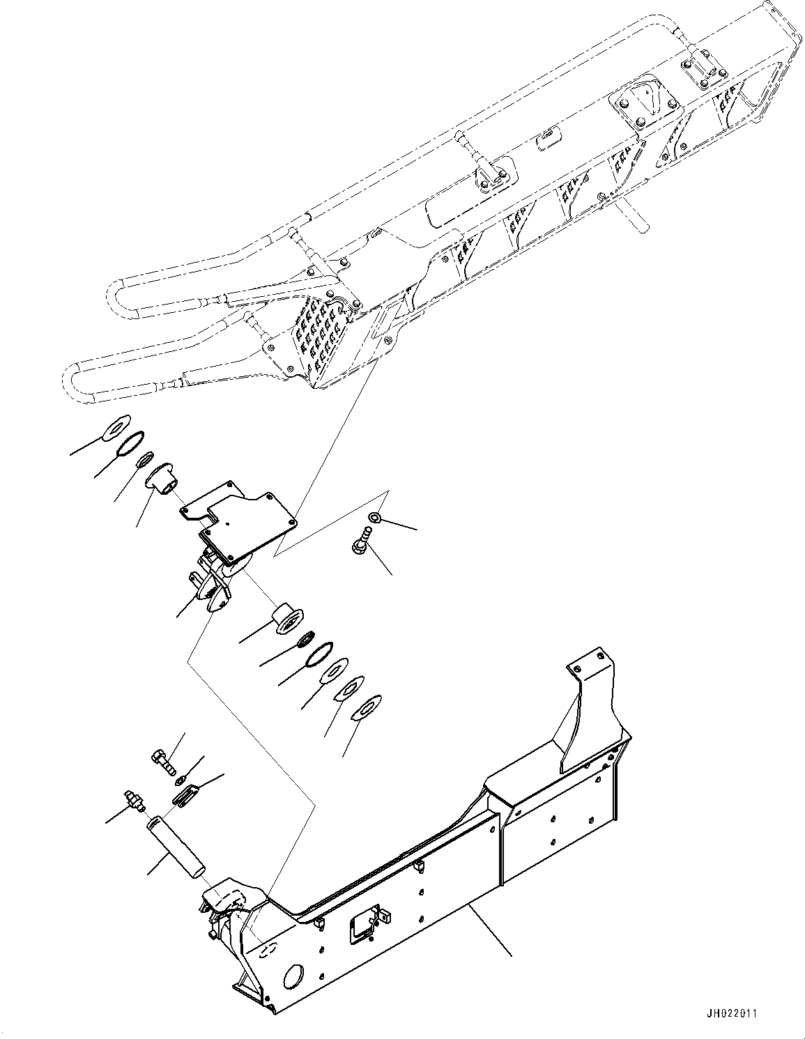 Проставка 198-54-82610 KOMATSU