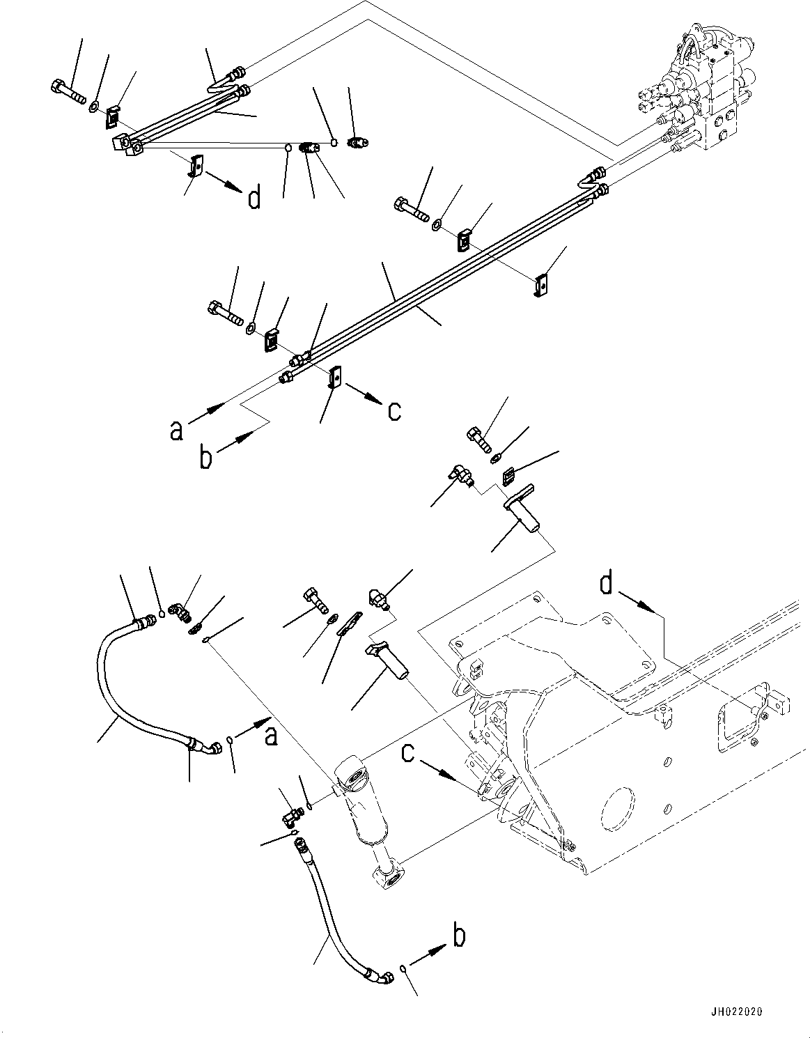 Палец 195-54-52230 KOMATSU
