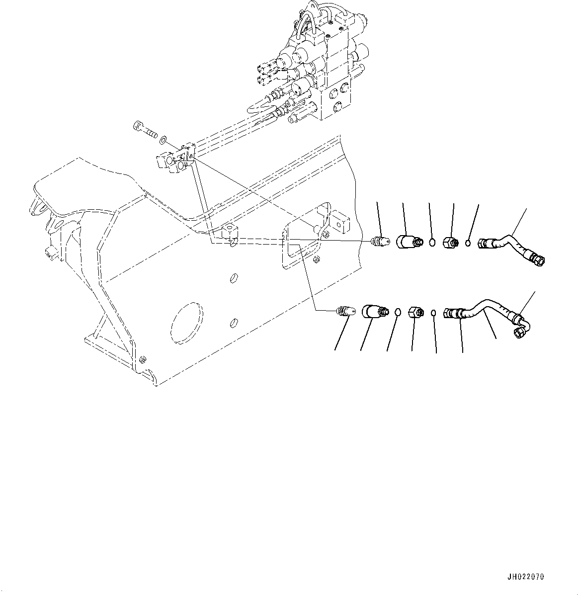Переходник 195-61-58871 KOMATSU