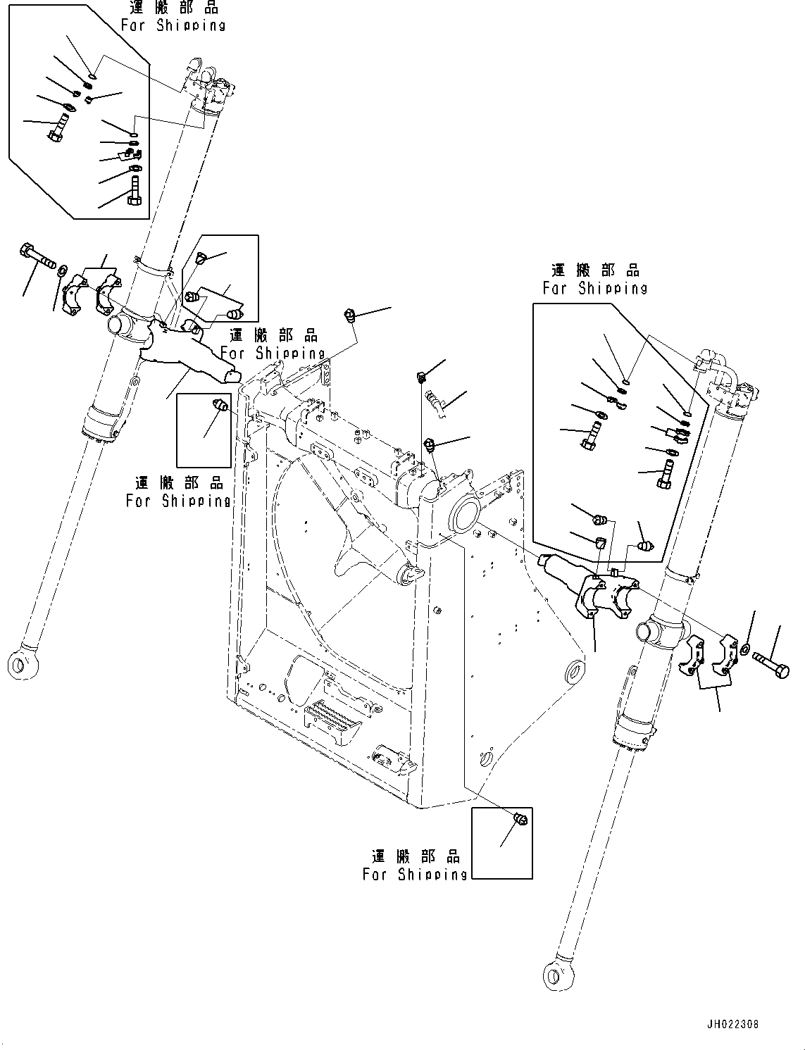 Hose(Radiator Guard,Remote Grease Piping) (195-68-13111) KOMATSU