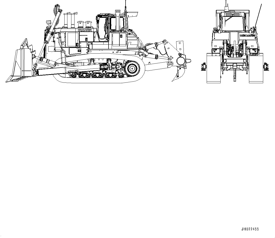 Табличка с логотипом Komatsu 09690-F0900 KOMATSU