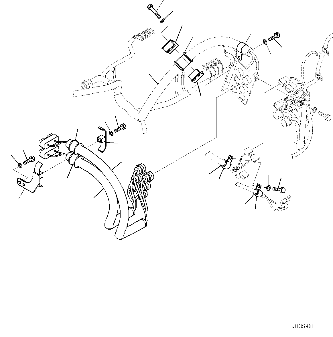Жгут проводов 195-06-77692 KOMATSU