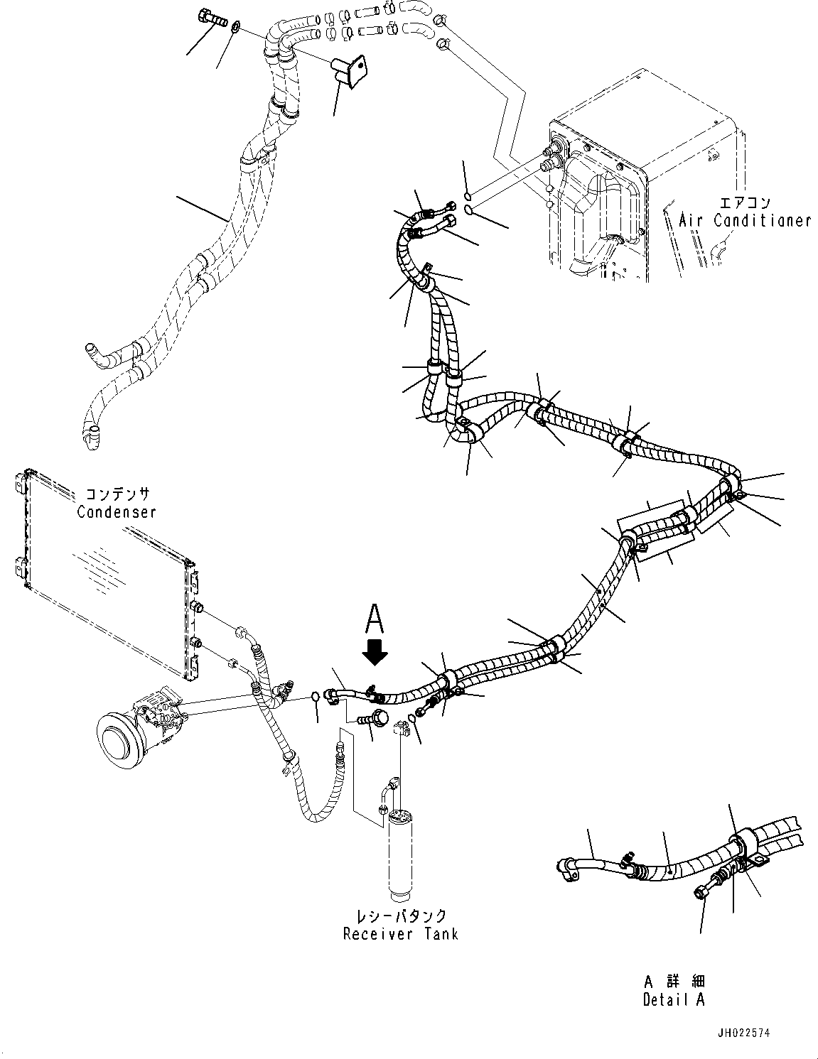 Hose(Heater Piping) (09483-50517) KOMATSU