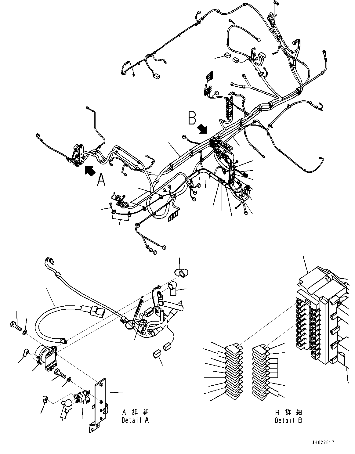 Жгут проводов 208-06-76722 KOMATSU