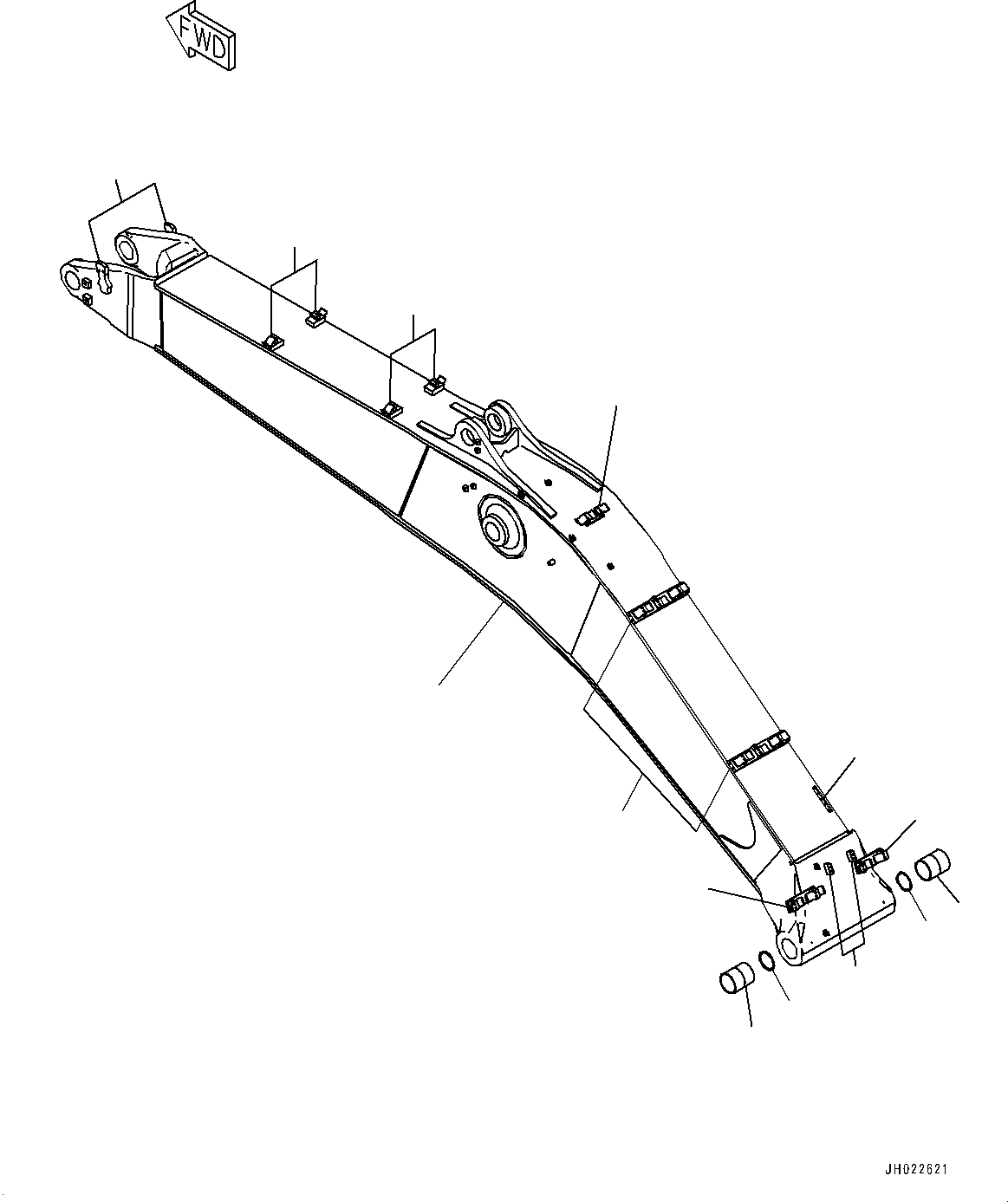 Boom Assembly 208-70-01180 KOMATSU