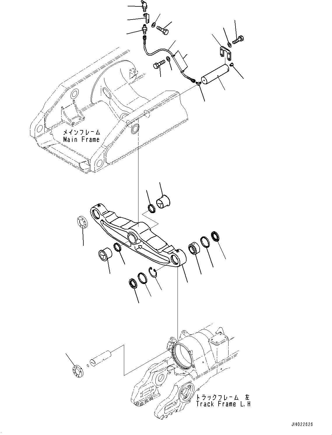 Equalizer Bar 198-50-00520 KOMATSU