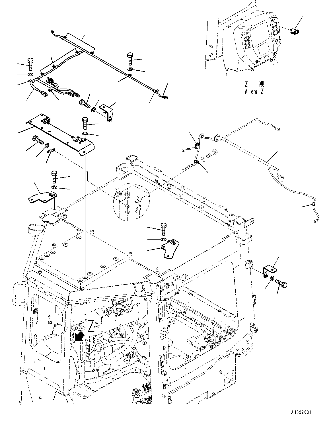 Жгут проводов 198-06-83271 KOMATSU