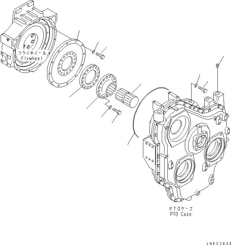 Болт 01010-B1670 KOMATSU