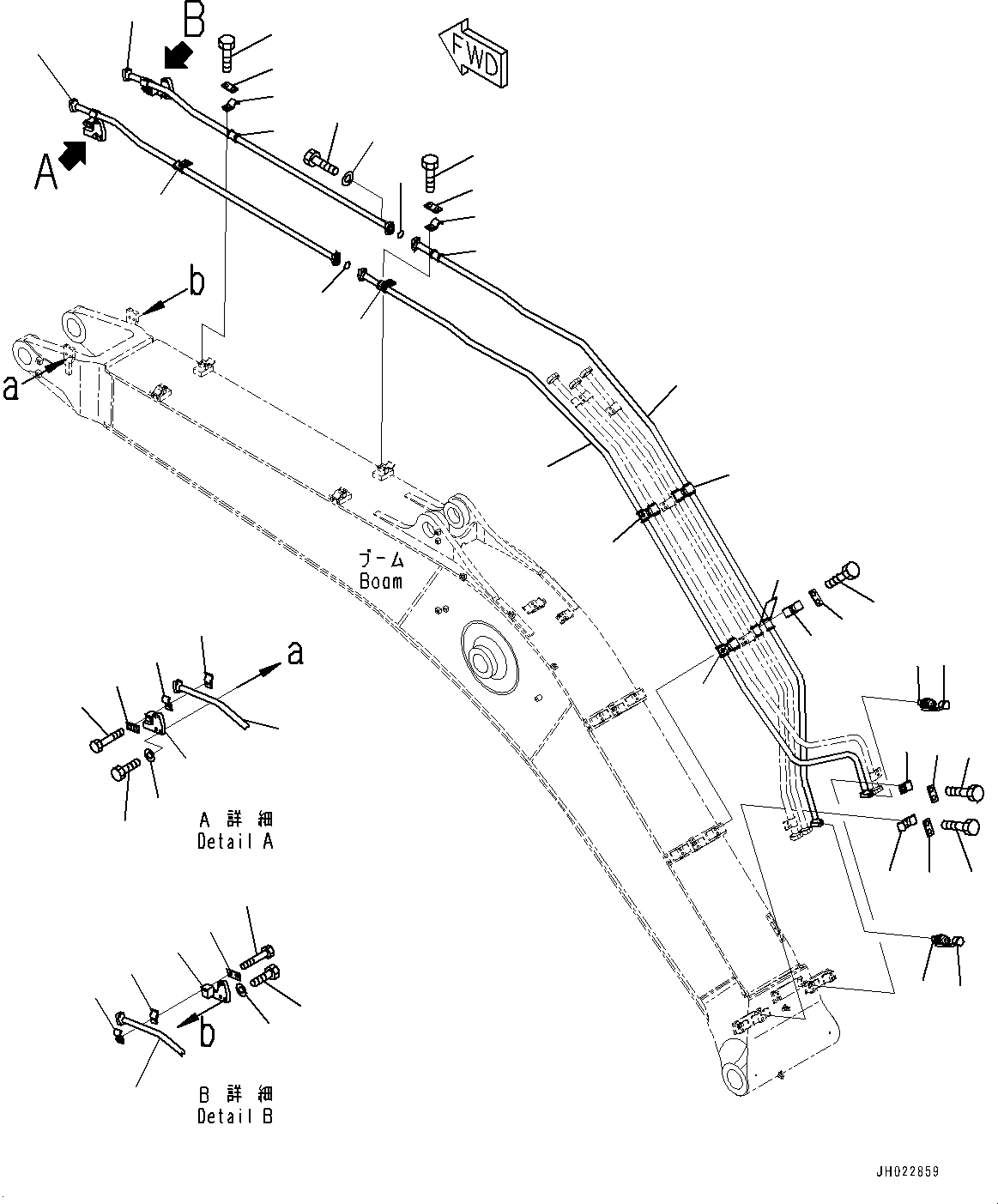 Трубка 207-62-74112 KOMATSU