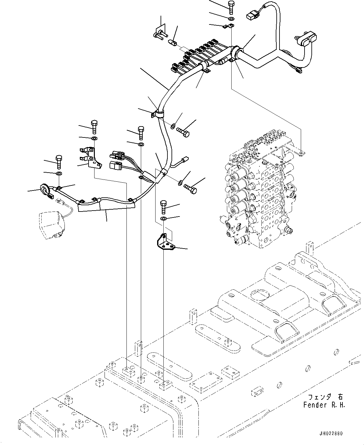 Жгут проводов 195-06-76561 KOMATSU