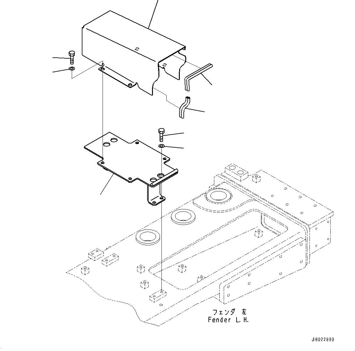 Box, Tool 195-98-17111 KOMATSU