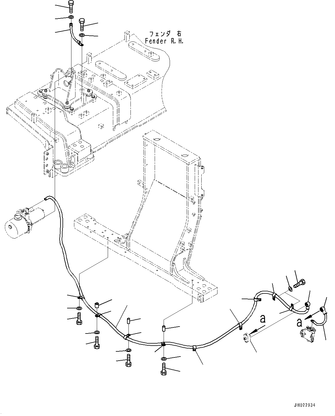 Кабель 08028-EH030 KOMATSU