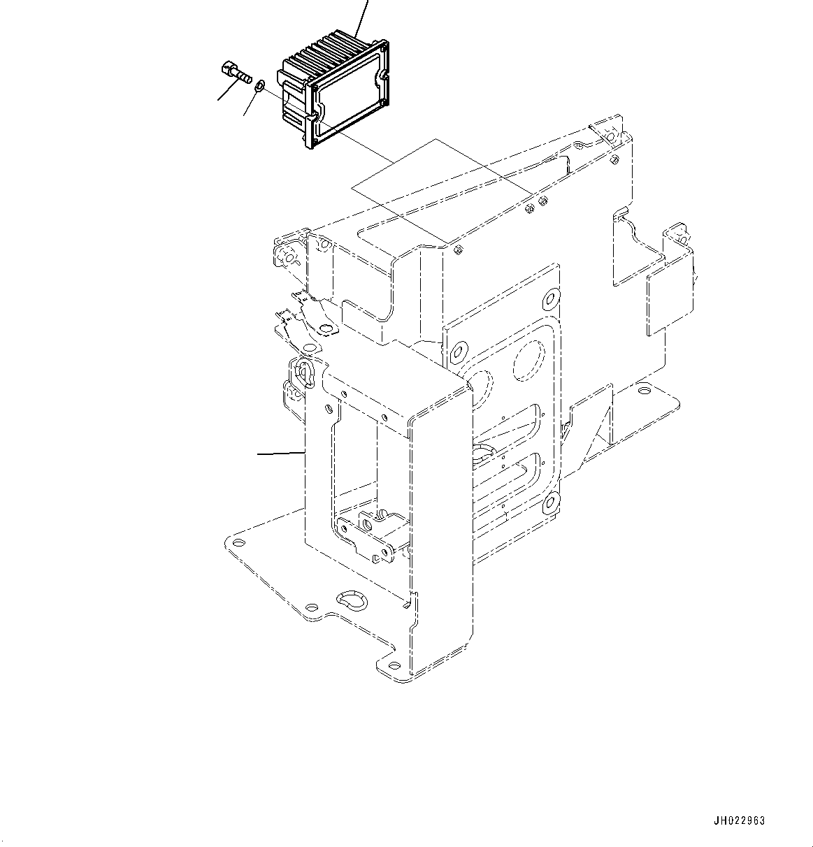 Bracket(Cab Electrical Unit,Circuit Breaker) (198-06-83131) KOMATSU