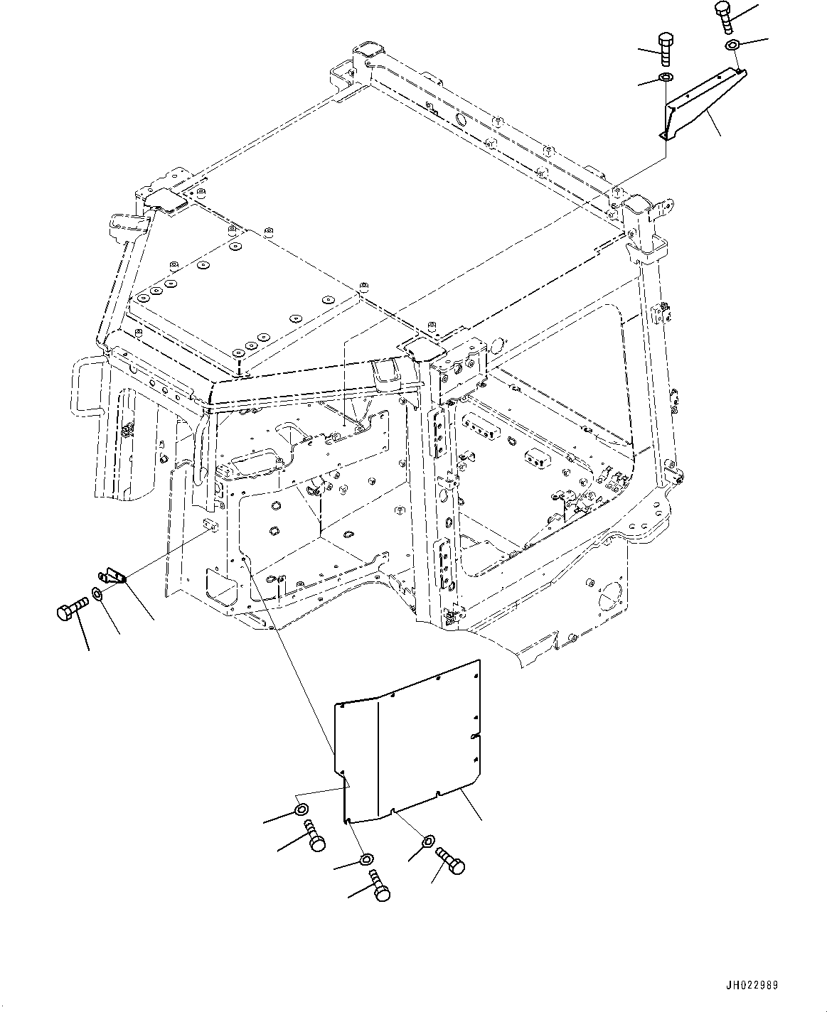 Крышка 198-Y11-2341 KOMATSU