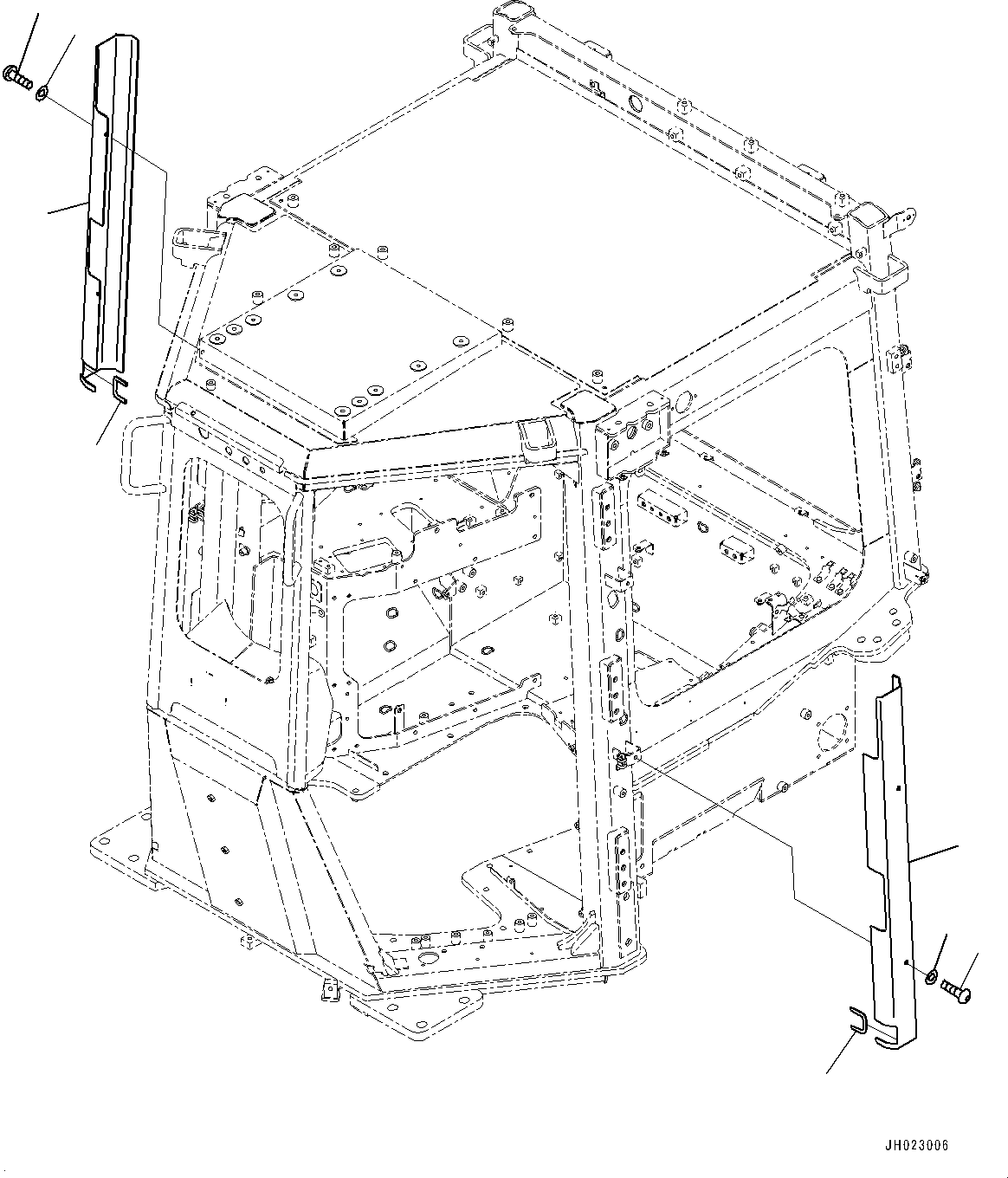 Крышка 198-Y11-1371 KOMATSU
