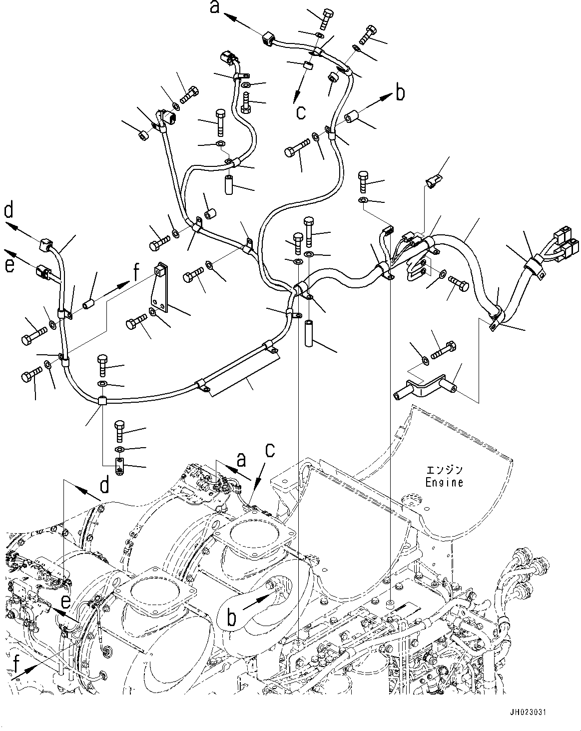 Жгут проводов 195-06-77611 KOMATSU