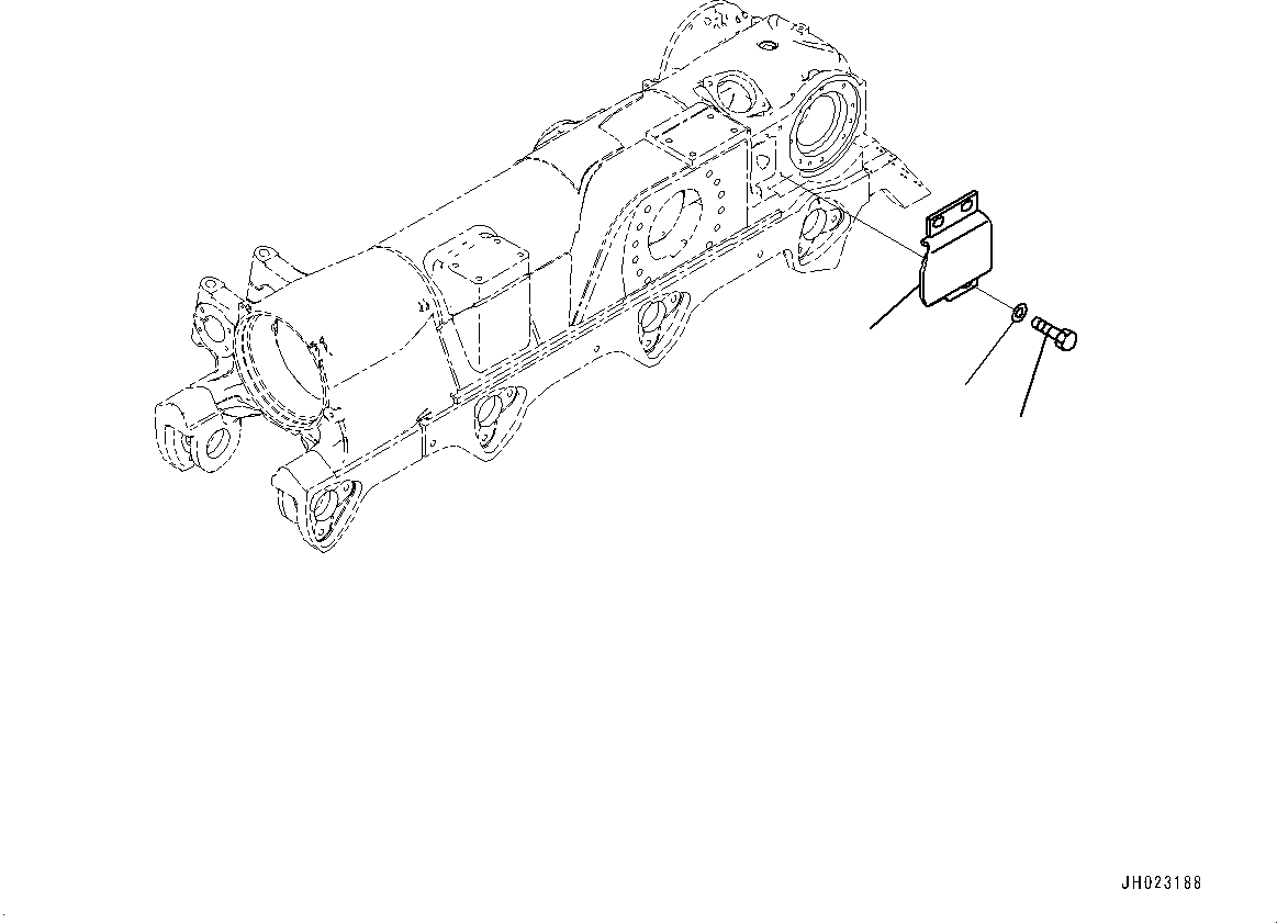 Крышка 195-30-71610 KOMATSU