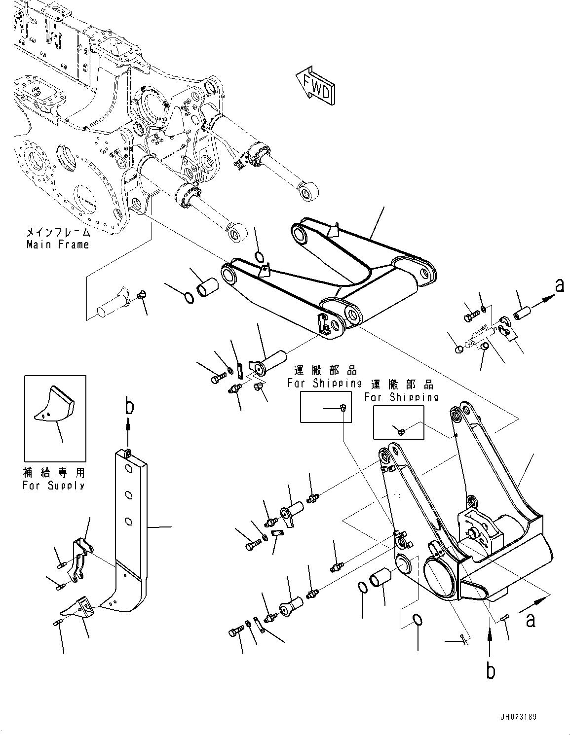 Рычаг 195-78-58111 KOMATSU