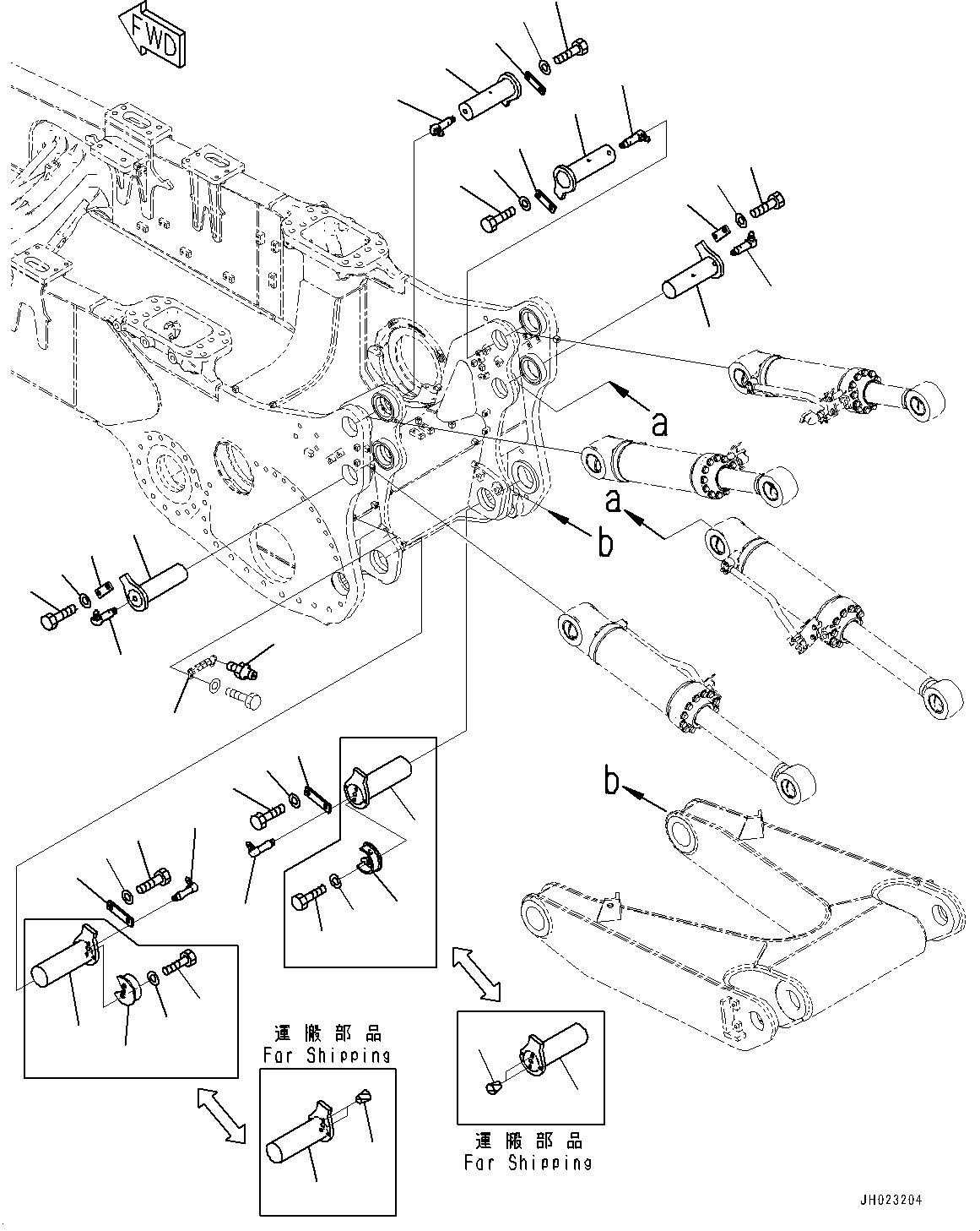 Палец 195-78-58151 KOMATSU
