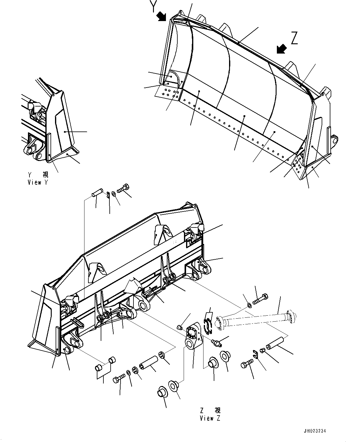 Щётка стеклоочистителя 195-71-77310 KOMATSU