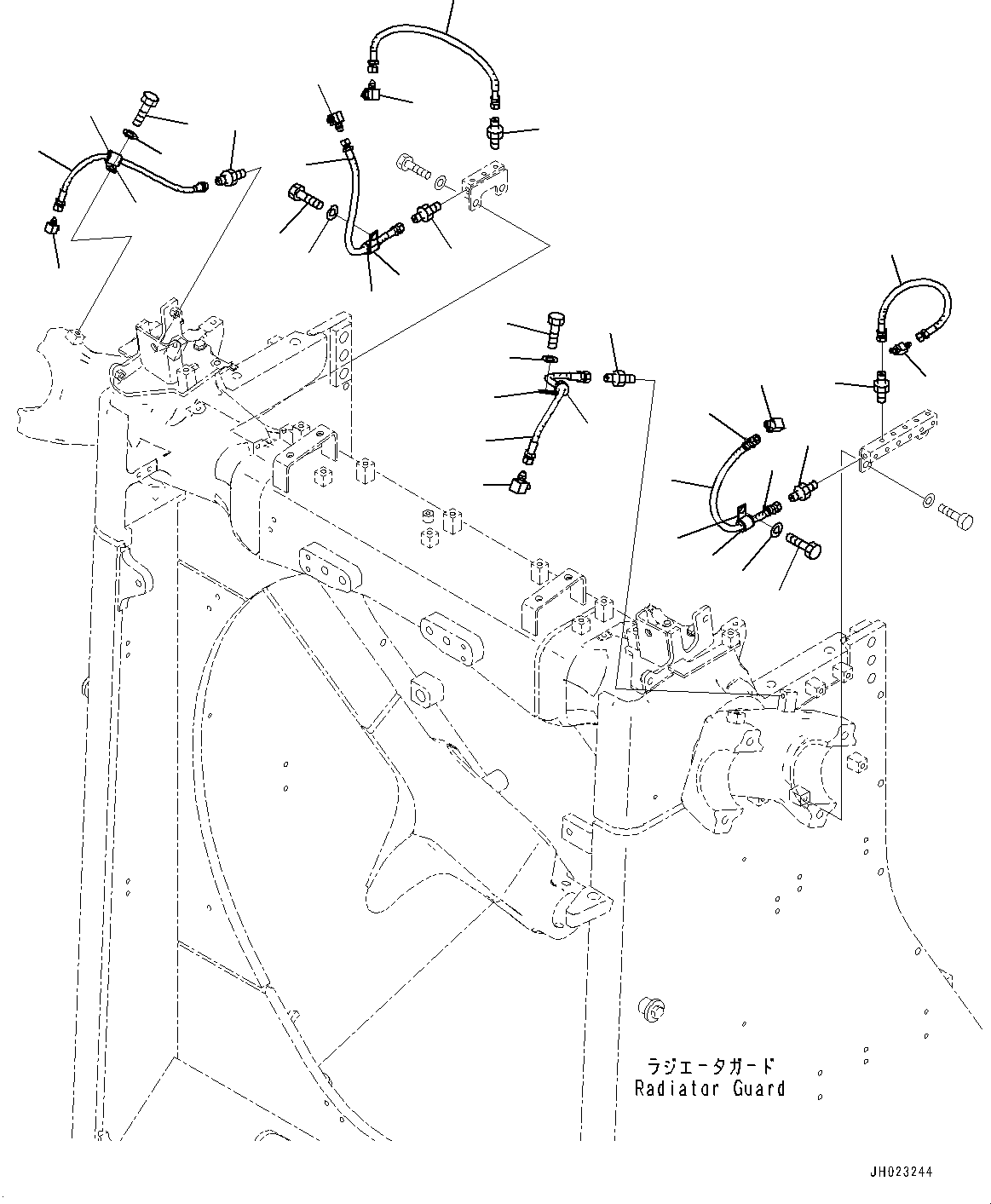 Шланг 195-68-13290 KOMATSU