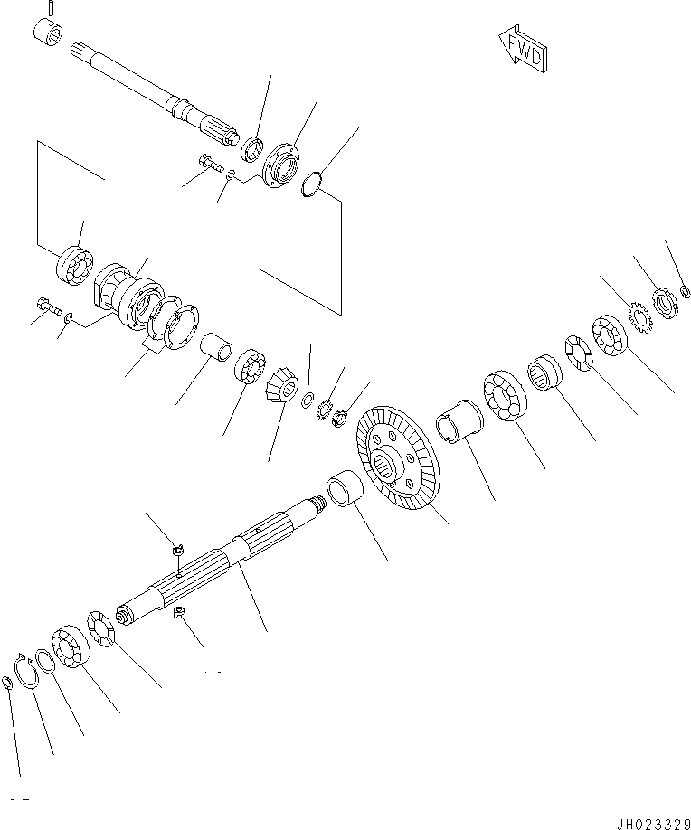 Упорное кольцо 175-916-1190 KOMATSU