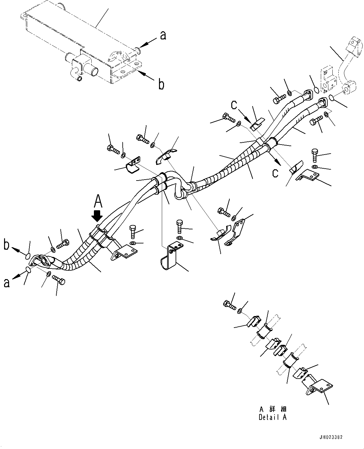 Tube(Power Train,Tube and Bracket) (154-49-75191) KOMATSU