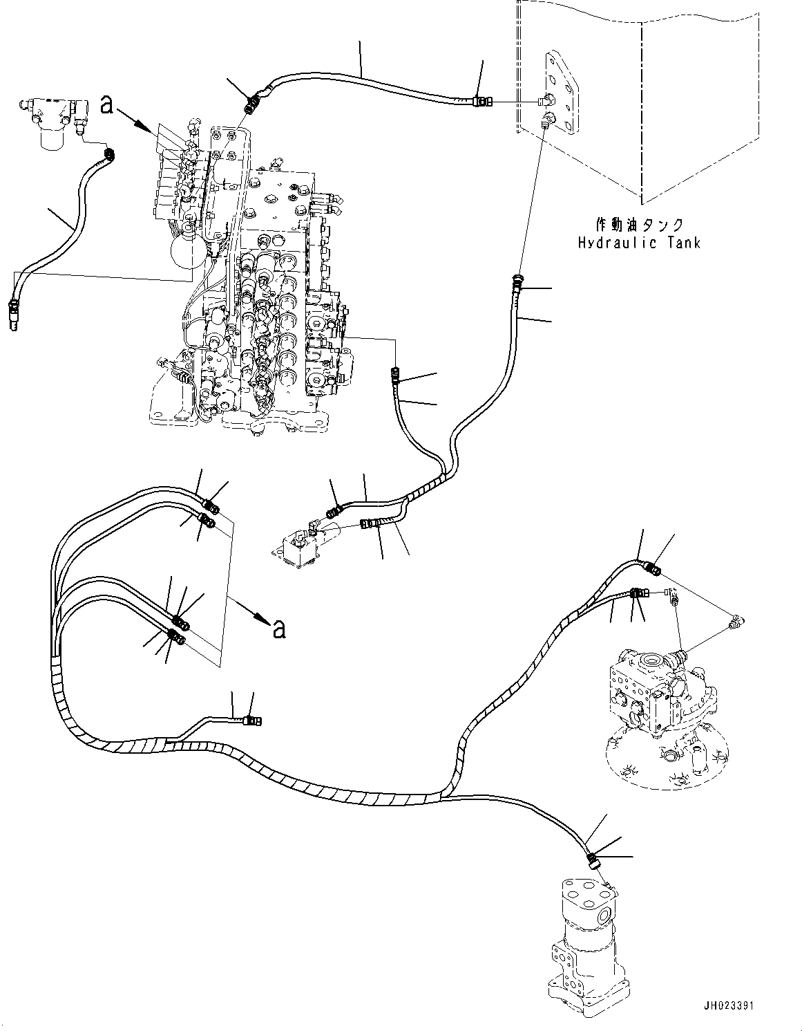 Шланг 22U-62-52630 KOMATSU