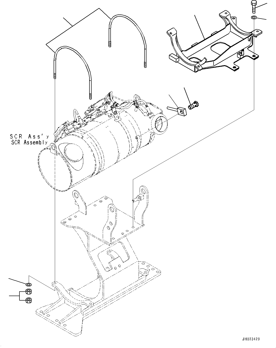 Кронштейн 22U-01-52121 KOMATSU