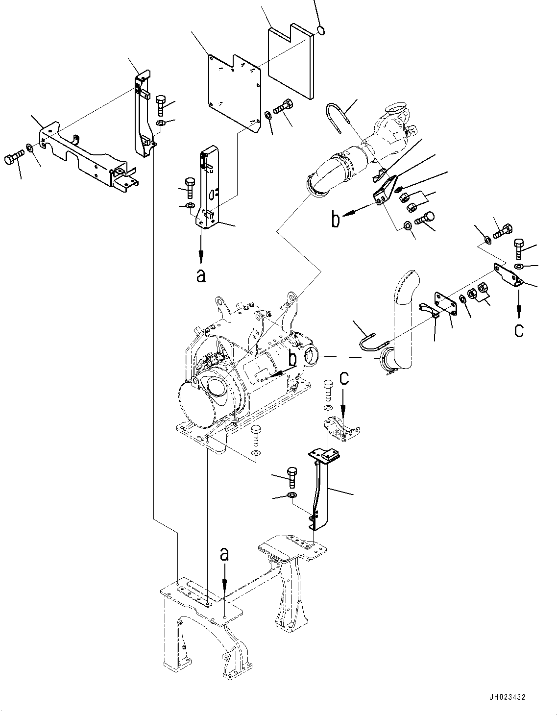 Кронштейн 22U-01-52151 KOMATSU