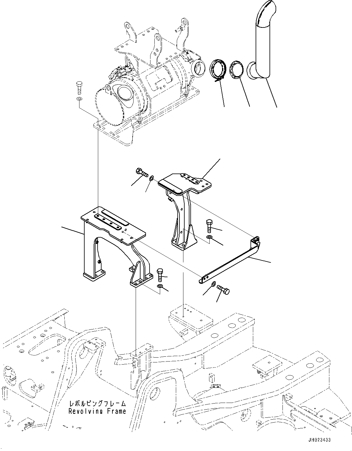Труба 22U-01-52141 KOMATSU