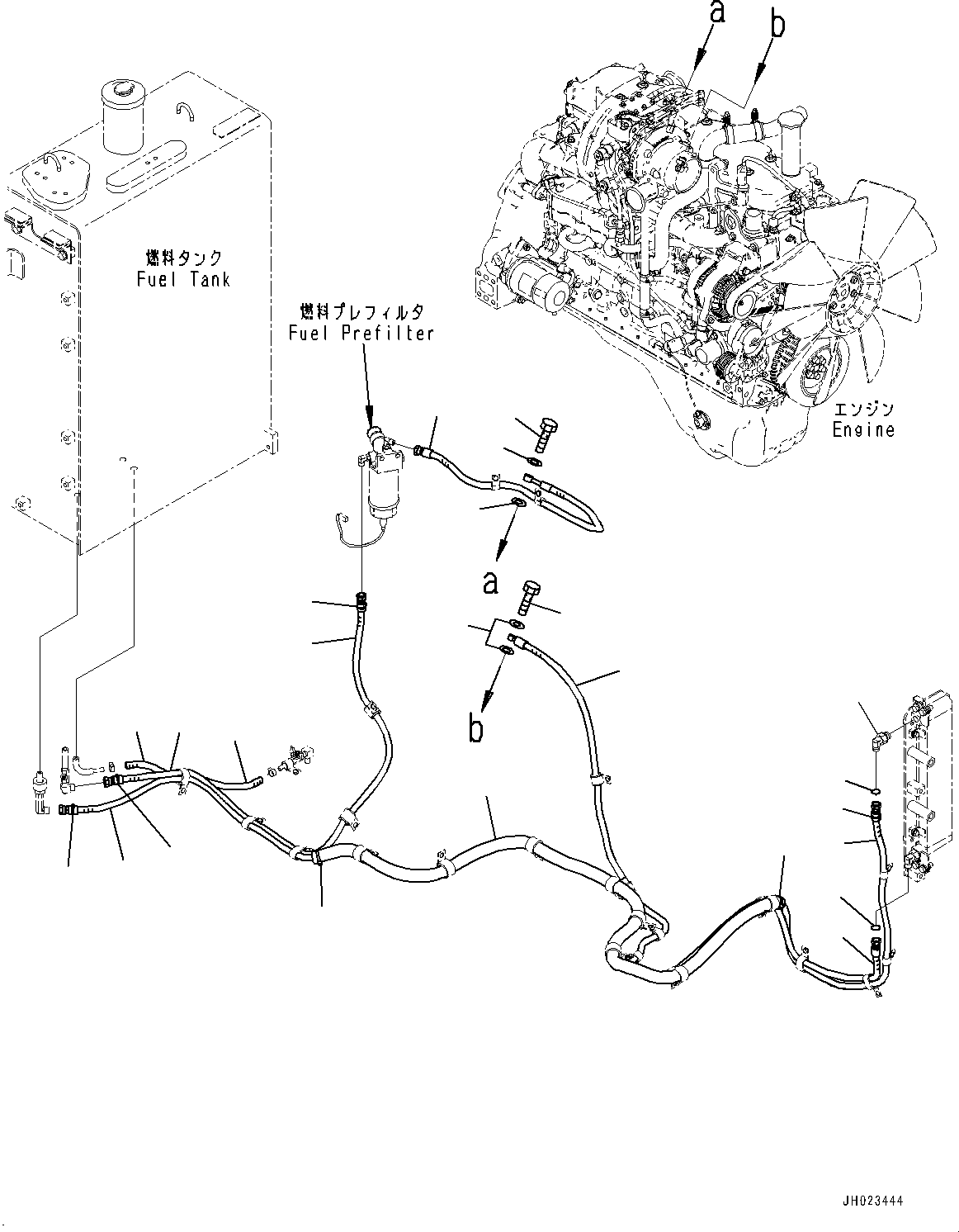 Шланг в сборе 22U-04-51241 KOMATSU