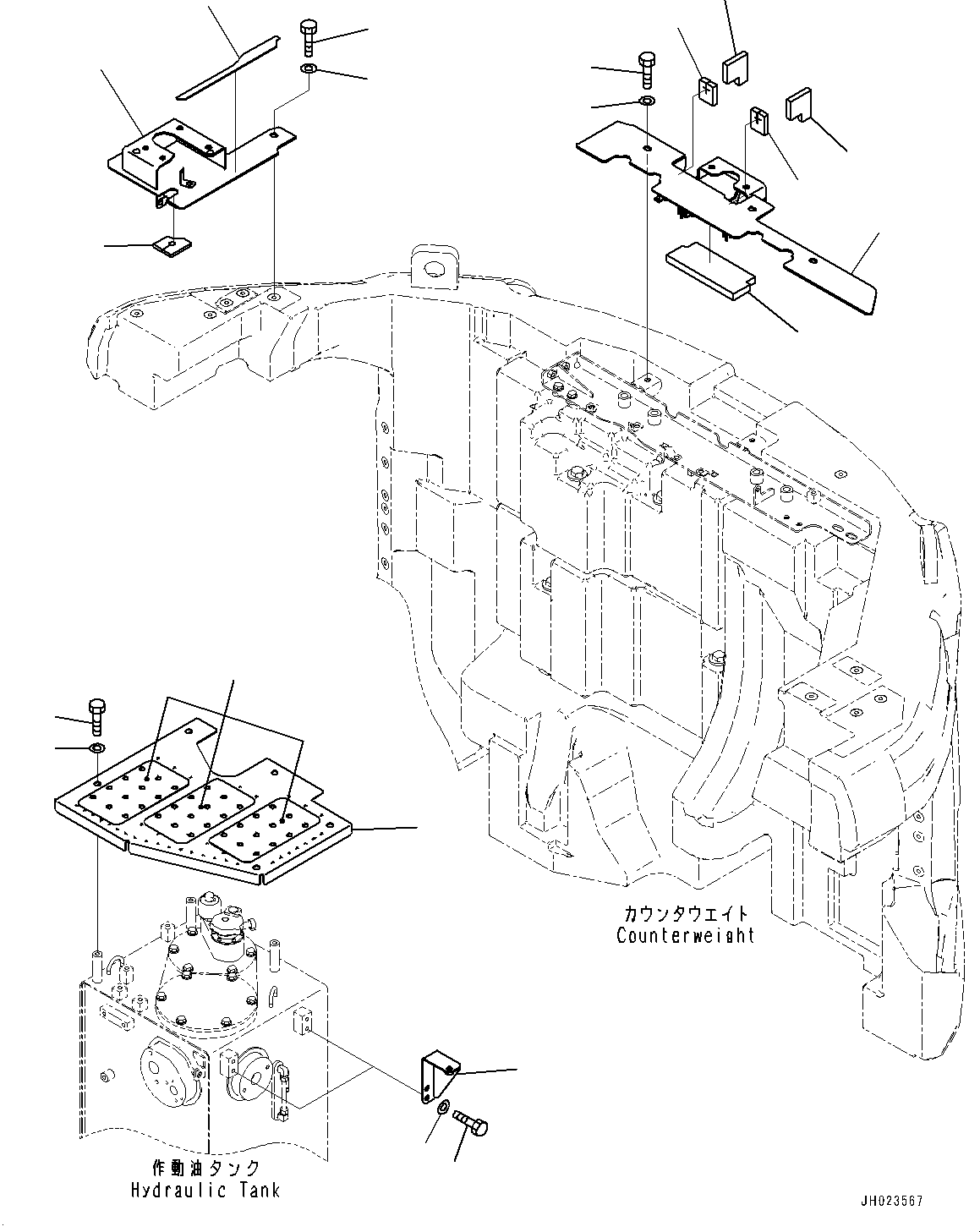 Лист 22U-54-53281 KOMATSU