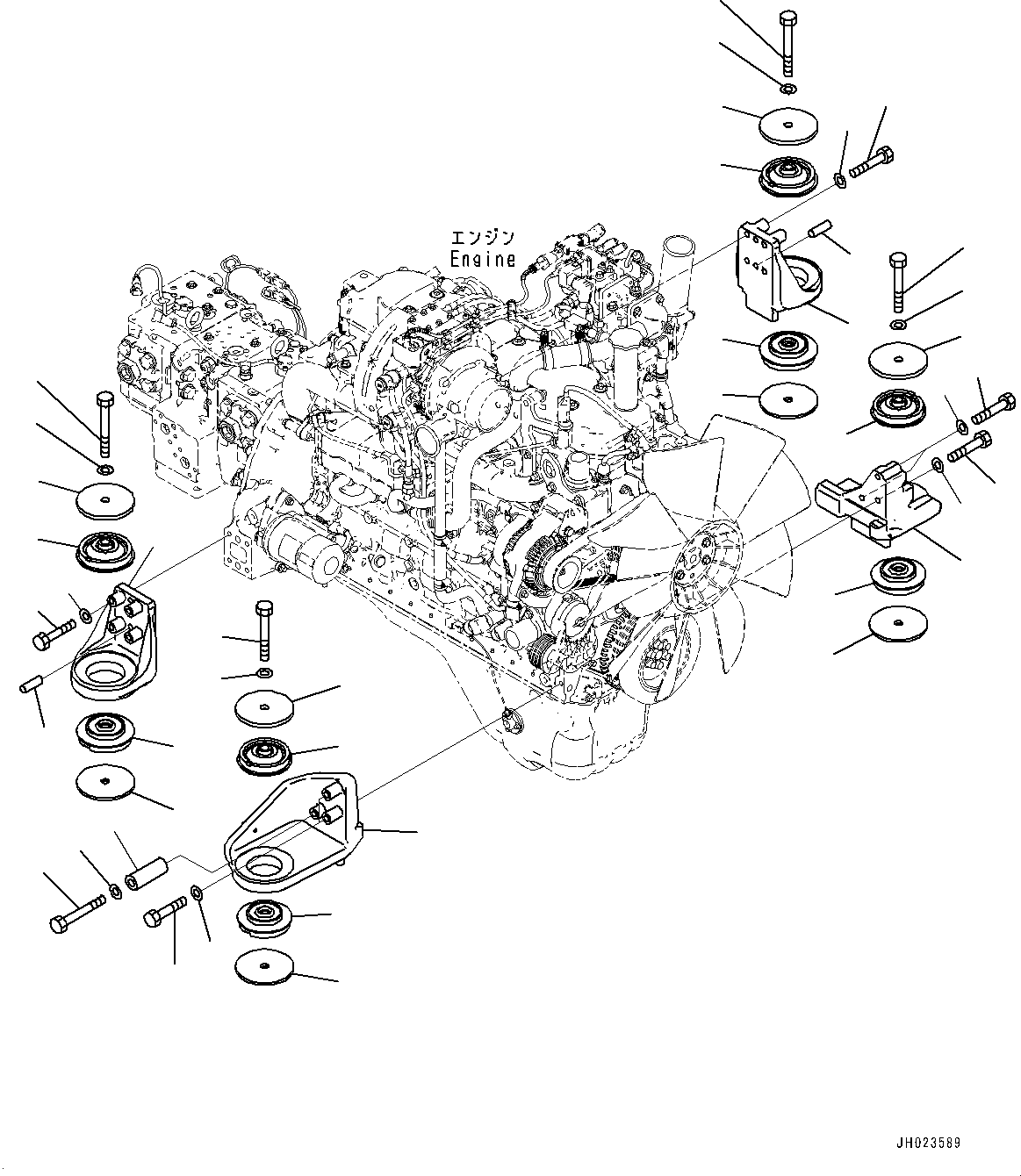 Кронштейн 22U-01-51161 KOMATSU