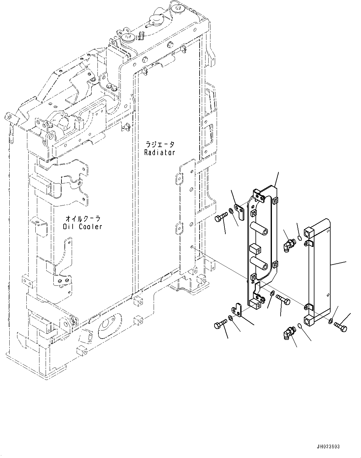 Кронштейн 22U-03-52140 KOMATSU