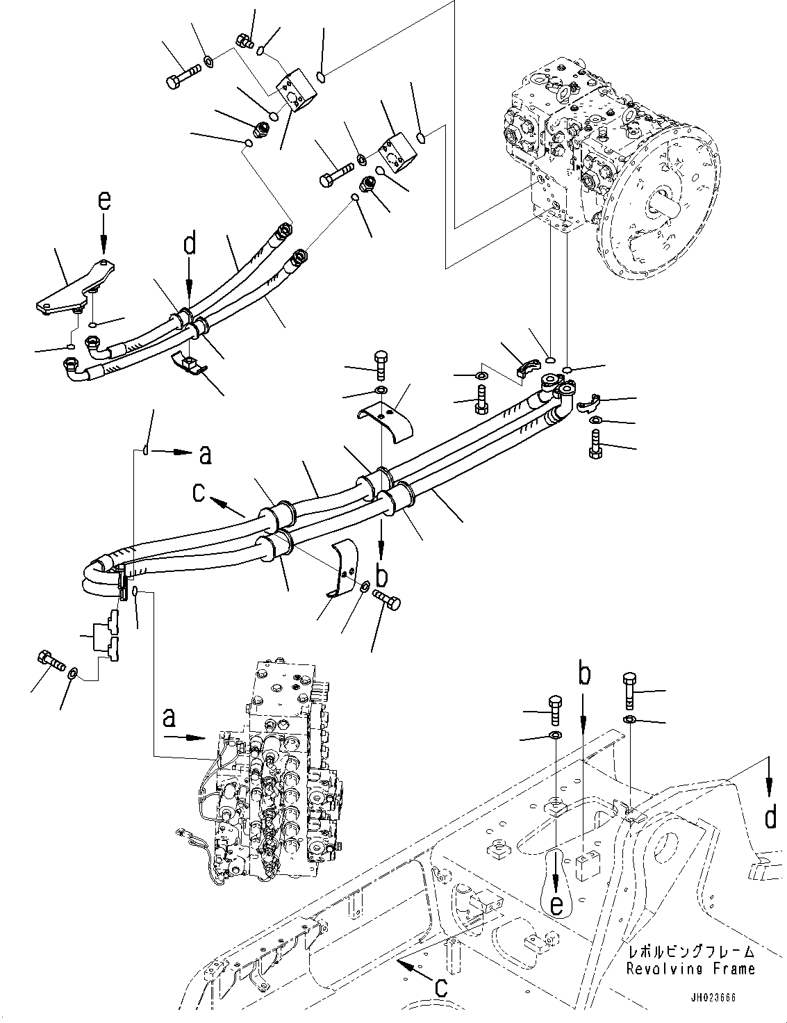 Шланг 22U-62-52830 KOMATSU