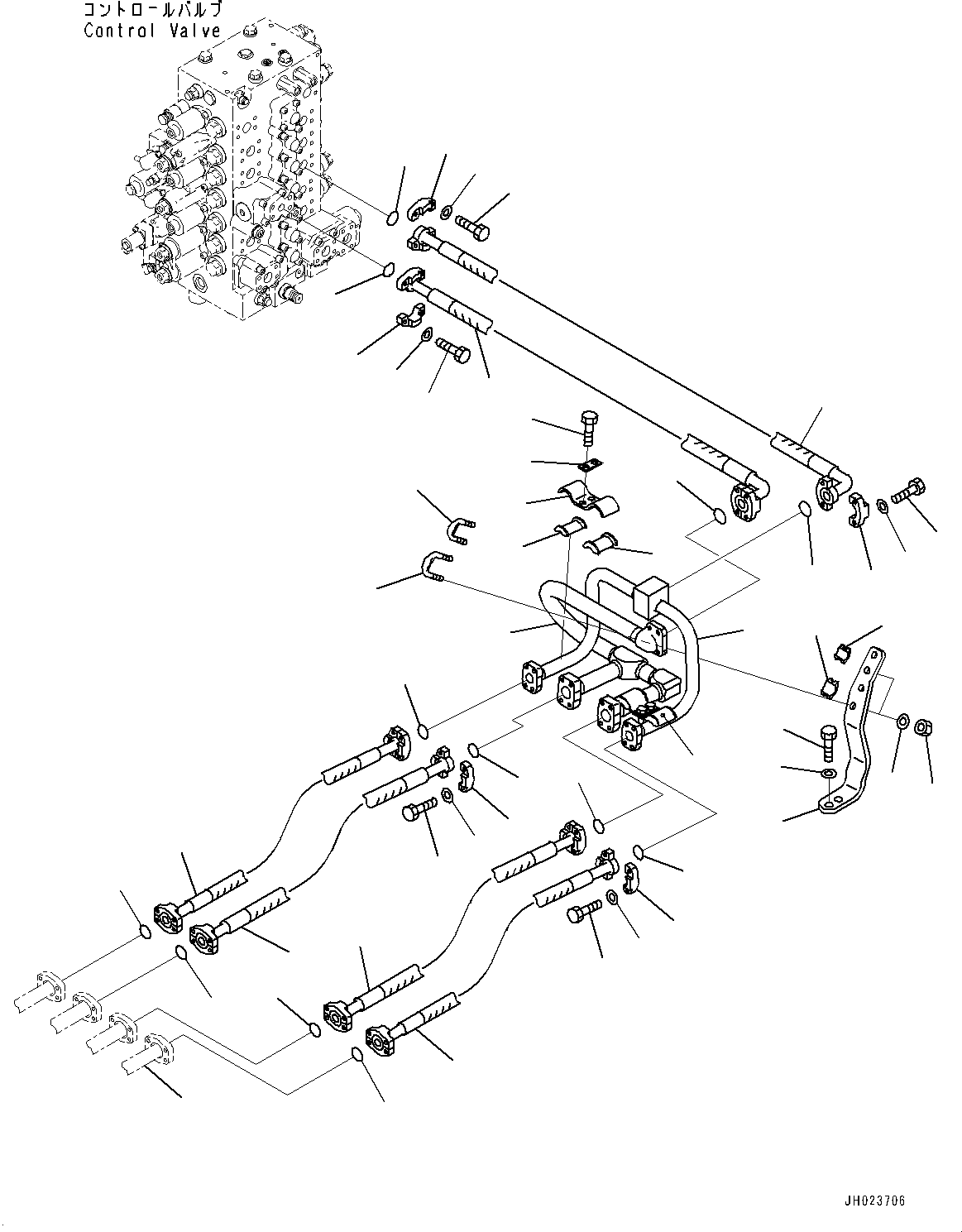 Шланг 22U-62-51982 KOMATSU