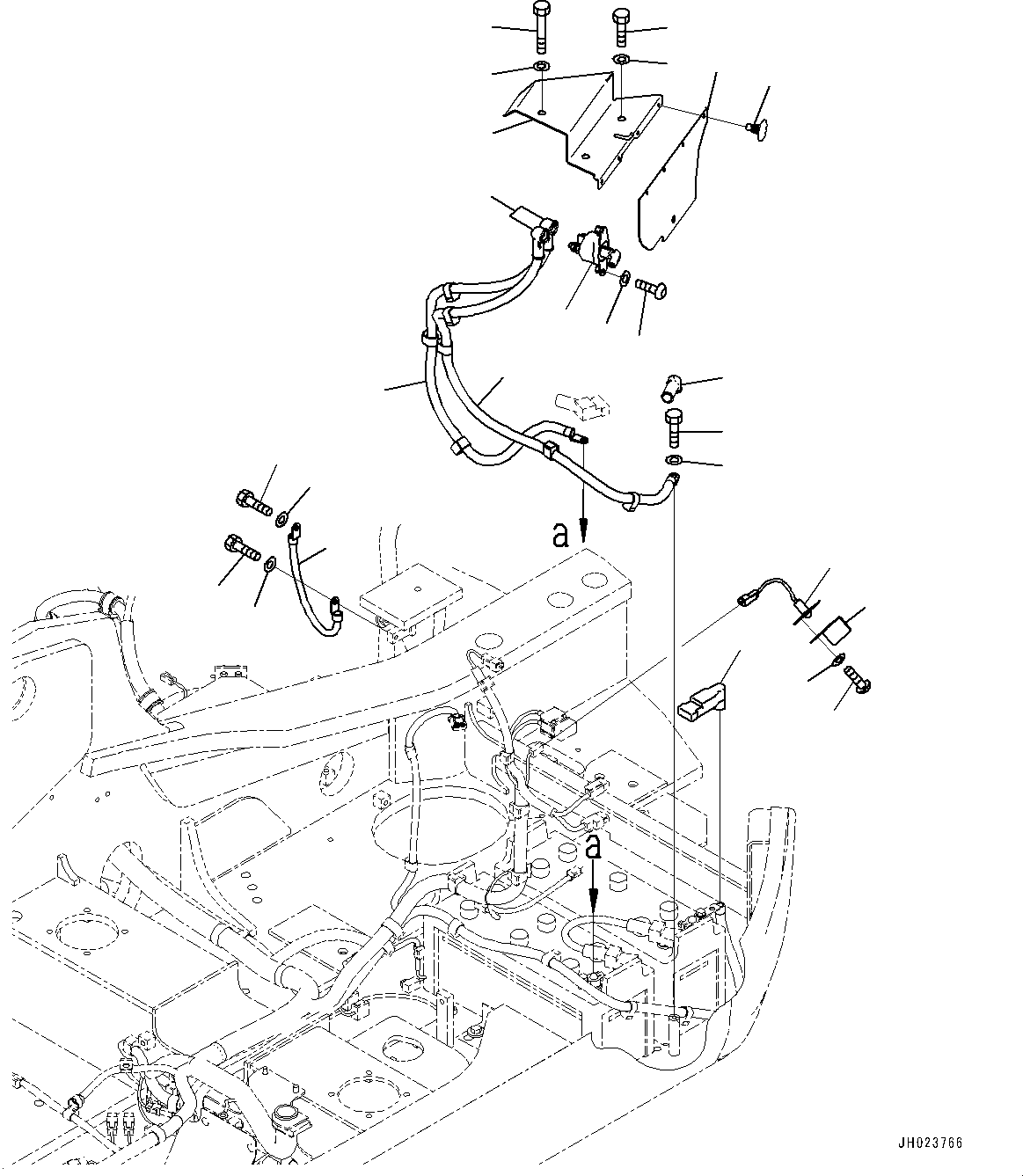Кабель 22U-06-51270 KOMATSU